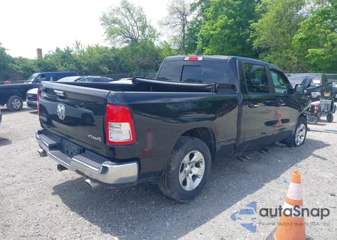 2019 Ram 1500 Big Horn/Lone Star 4X4 6'4 Box from USA, damaged, VIN 1C6SRFMT0KN698483